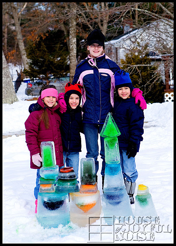 colored-ice-kids-with-castles-homeschooling-science-experiment