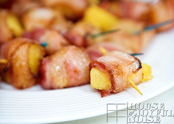 Bacon Wrapped Pineapple recipe