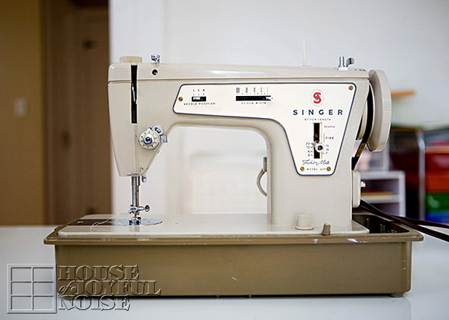 Old Simger sewing machine