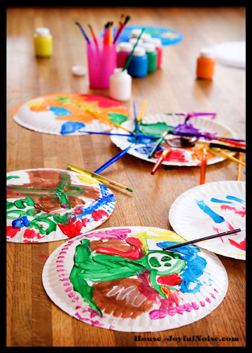 kids-crafts-paper-plate-painting