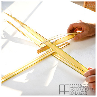 how to make a palm cross