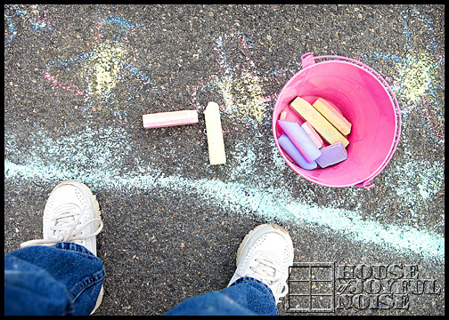 sidewalk chalk art