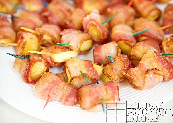 Bacon Wrapped Pineapple recipe