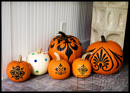 decorated-pumpkins