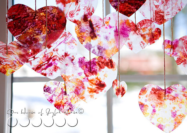 Paper Window Hearts - DIY Valentine Crafts