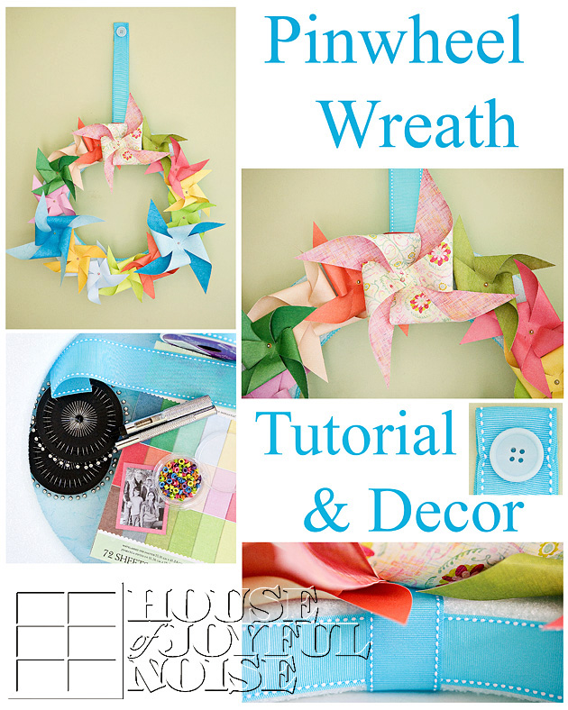 Pinwheel Wreath Tutorial