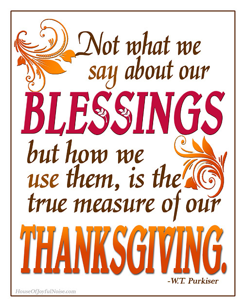 free Thanksgiving printable